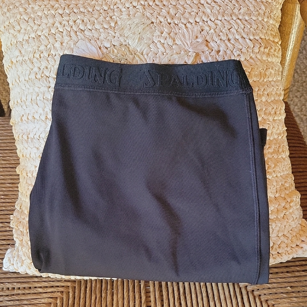 Spalding compression/bike shorts, black, size XL